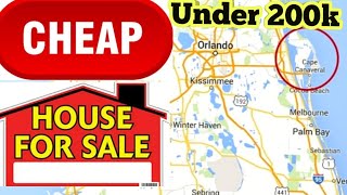 CHEAP Homes For Sale in Cape Canaveral Florida | Under $200k