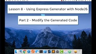 How to Run Express Generator with Node.js