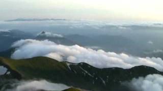 朝日連峰 大朝日岳山頂からの絶景・ヒメサユリ2007.7 .1～2