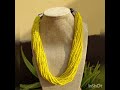 How to make Multi strend seed bead necklace