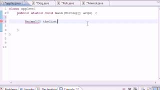 Java Video Tutorial Part 61 | Simple Polymorphic Program