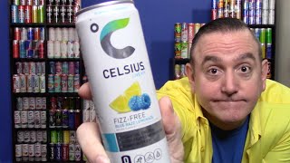 NO FIZZ!!! Celsius Blue Razz Lemonade non-carbonated energy drink.