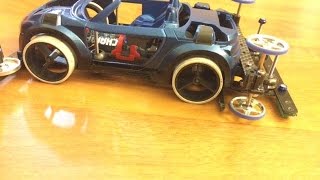 Tamiya mini 4wd Japan cup style How to setup Stabilizer on 19/17/13 mm roller