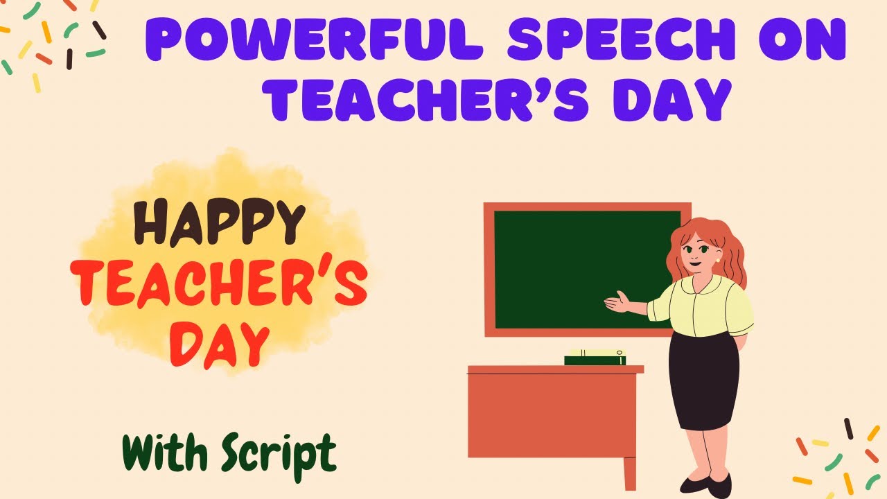 Speech On Teachers Day|Teachers Day Speech|Teachers Day Speech With ...