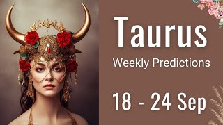 TAURUS ( Vrishabh Rashifal ) Weekly TAROT READING | SEPTEMBER 2023 | HOROSCOPE ASTROLOGY PREDICTIONS