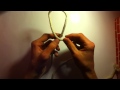 Tie a figure eight knot