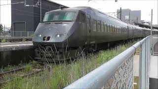 JR九州 787系特急きりしま8号 鹿児島中央駅～宮崎駅6008M   鹿児島駅前（栄町）撮影日2023 8 2