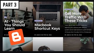 Customize Blog Section In Blogger Homepage With Html Css Part 1 Live Customize Blog Section In Blogger Homepage With Html Css Part 1 Live