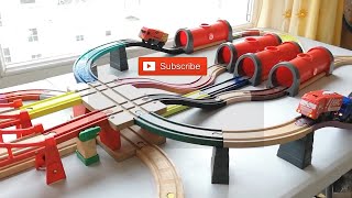 Brio 4 Subway tunnel Chuggington wooden Thomas the Tank Engine Train Railway educational toy Build