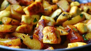 Easy \u0026 Tasty Aloo Paneer Masala Fry | Paneer Recipes | Paneer Potato Recipe | Aloo Paneer Fry