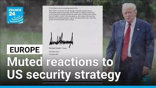 EU reacts to US security strategy document saying Europe face 'civilisational erasure' • FRANCE 24