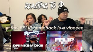 Reacting to FELIP's DRINKSMOKE on SoundTrip & CRIMINAL on Myx