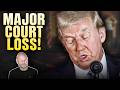 Trump Suffers MAJOR Court Loss, Could Doom His Prosecution Of Comey