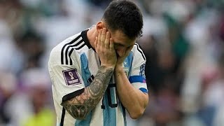 😢Lionel Messi standing mocked after Argentina humbled by Saudi Arabia in stunning World Cup shock