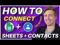 How To Connect Google Contacts to Google Sheets (Automate Leads)