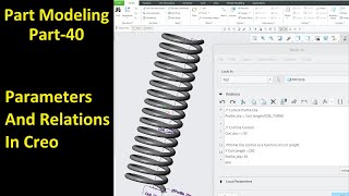 #40 Creo Part Modeling- Parameters And Relations In Creo