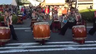 2015 10 18 伊勢原市 道灌祭り 『和太鼓集団 明晴(あっぱれ)』演奏