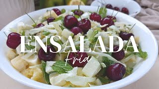 Deliciosa Ensalada Saludable para Navidad! Receta Facil (No necesitas cocinar)