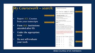 How to Complete the UC Transfer Admissions Planner (TAP)