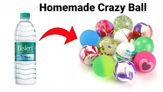 How to make Bouncy ball/Jumping ball/Orbeez Balls/Homemade Ball/Crazy Ball/Stress Ball making/ #ball
