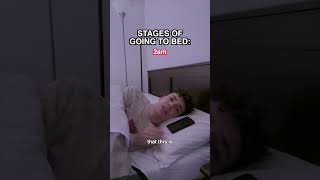 STAGES OF SLEEPING (fix your sleep schedule) #sleep #college #funnyvideo