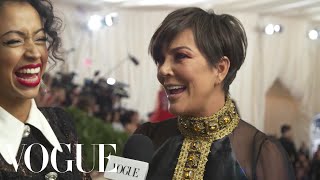 Kris Jenner on Her "Average Day" at the Met Gala | Met Gala 2018 With Liza Koshy | Vogue