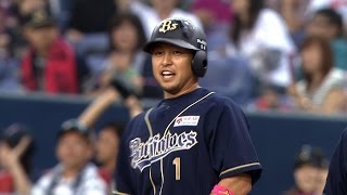 【プロ野球パ】1打点損した？ナカジがタイムリー、ナカシのエラー間に逆転  2015/05/10 Bs-F