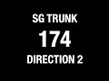 SBS Transit Trunk 174 (Direction 2) (BFTP 2018) | Bus Service Hyperlapse