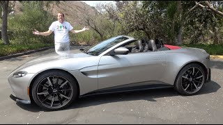 The 2021 Aston Martin Vantage Roadster Is a $200,000 Luxury Sports Car
