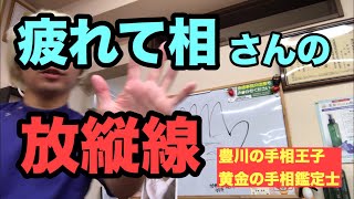 【疲れて相】放縦線 豊川|豊橋|手相|占い|集客|婚活 黄金の手相鑑定士