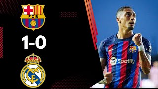 Barcelona vs Real Madrid 1-0 Extended Highlights & All Goals 2022 HD