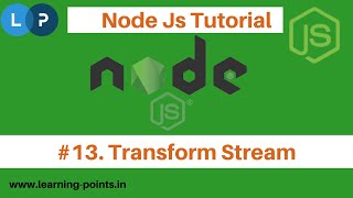 Node Js Streaming concept | Transform Stream | Make uppercase after streaming | Node js Tutorial