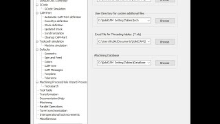 KevCAM Night School - SolidCAM - Settings