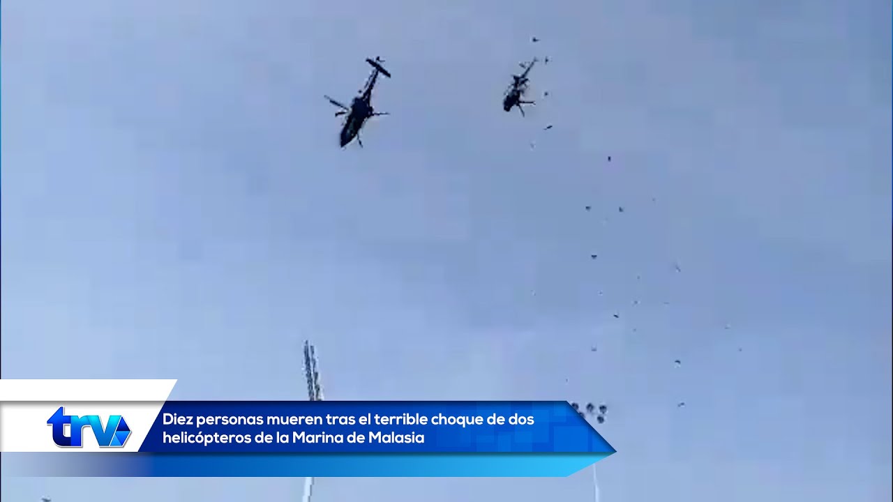 Diez Personas Mueren Tras El Terrible Choque De Dos Helicópteros De La ...