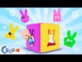 Cuquin’s Magic Color Cube – Learn the Shapes   | Cleo & Cuquin Educational Videos for Children