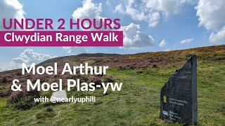 Moel Arthur from Coed Llangwfan - Clwydian Range Walk