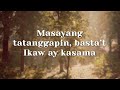 BIGAY MONG UNAWA VIDEO LYRICS (A SONG WITH SUFFERINGS)