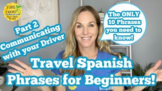 Spanish for Beginners | Travel Spanish for Beginners | Spanish Phrases for Transportation
