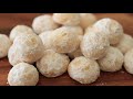 米粉で作るスノーボールクッキー how to make gluten free snowball cookies