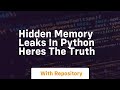 hidden memory leaks in python heres the truth