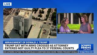 Scripps News producer describes what she saw as Trump pleaded not guilty