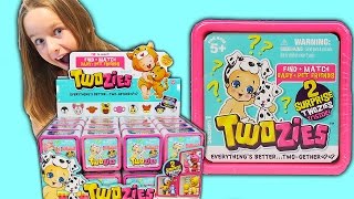 TWOZIES Full Box of 30 Unboxing 10 Blind Bags Each with Surprise Baby and Animal Pet Inside