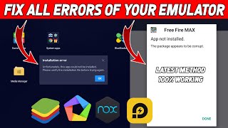 How to fix BlueStacks unfortunately,this app could not be installed problem 2023 | App Not installed