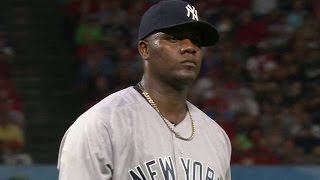 NYY@LAA: Pineda fans Calhoun to end the 6th