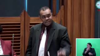 Mosese Bulitavu's response to COVID-19 Response Budget debate