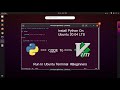 How to install Python | Python code on Vim | run code using on Ubuntu 20.04 LTS using terminal