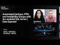 Automated backups, PITR, and Availability Groups with Arc-enabled SQL Server | Data Exposed