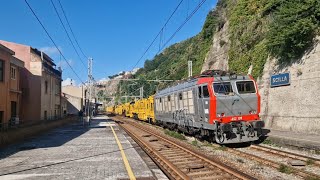 Un super Treno Cantiere in trasferimento da Roma a Golfo Aranci!