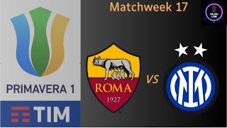 F.C. Internazionale vs A.S. Roma | Primavera 1 | LIVE