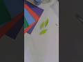 DIY paper leaves # SOHA craft ACADEMY # YouTube # Short